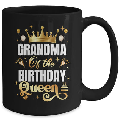 Grandma Of The Birthday Queen Funny Matching Birthday Party Mug | siriusteestore