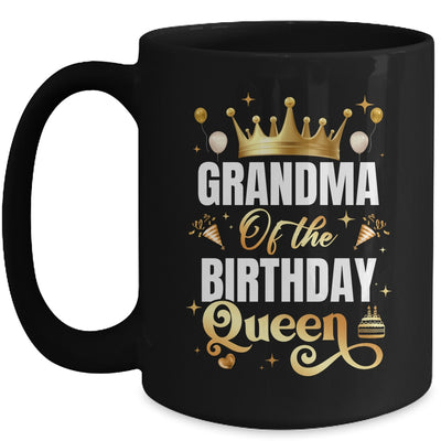 Grandma Of The Birthday Queen Funny Matching Birthday Party Mug | siriusteestore