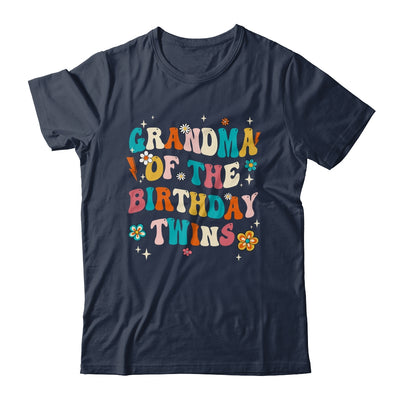 Grandma Of The Birthday Twins Boys Girls Party Retro Bday Shirt & Hoodie | siriusteestore