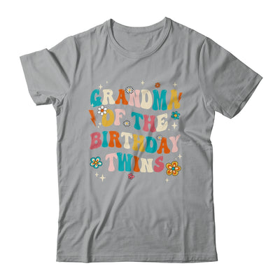 Grandma Of The Birthday Twins Boys Girls Party Retro Bday Shirt & Hoodie | siriusteestore