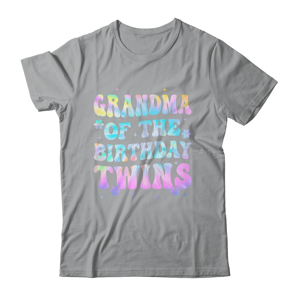 Grandma Of The Birthday Twins Girls Kids Party Retro Bday Shirt & Hoodie | siriusteestore