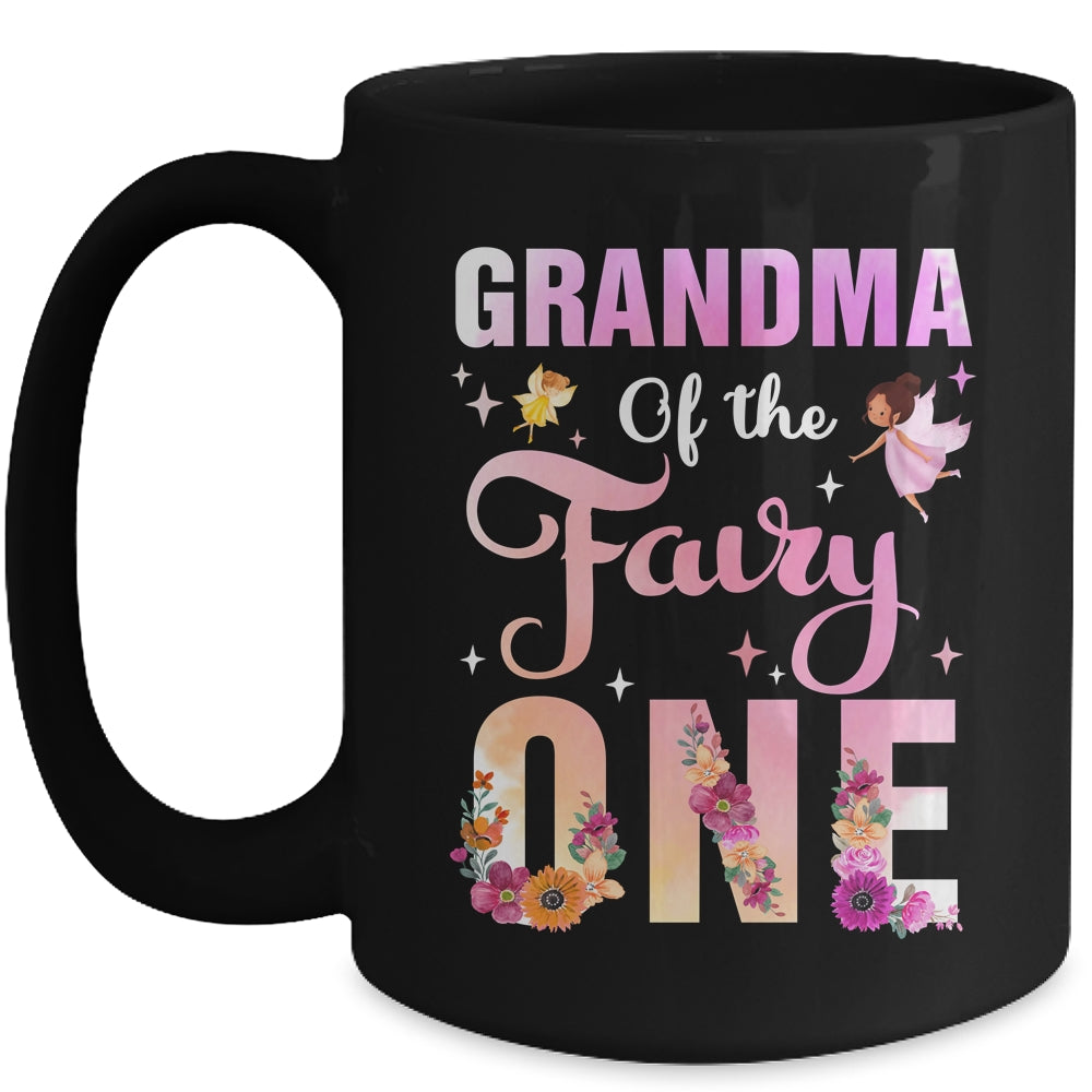 Grandma Of The Fairy One 1st Birthday Girl Party Decoration Mug | siriusteestore