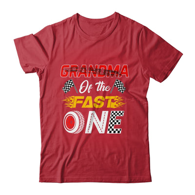 Grandma Of The Fast One 1st Birthday Race Car Family Shirt & Hoodie | siriusteestore