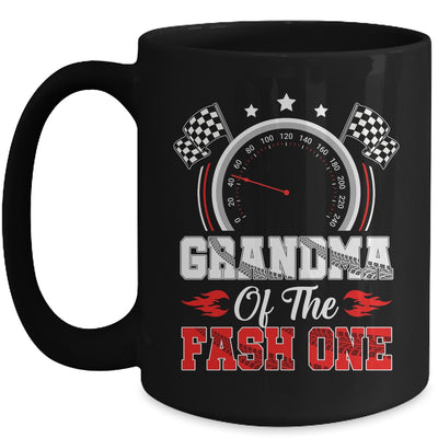 Grandma Of The Fast One 1st Birthday Racing Car Family Mug | siriusteestore