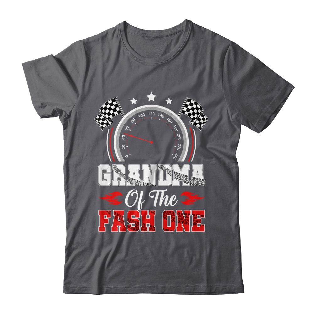 Grandma Of The Fast One 1st Birthday Racing Car Family Shirt & Hoodie | siriusteestore