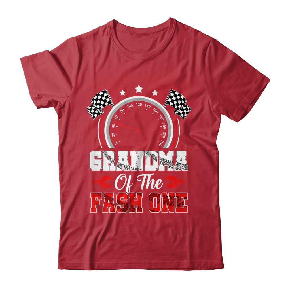 Grandma Of The Fast One 1st Birthday Racing Car Family Shirt & Hoodie | siriusteestore