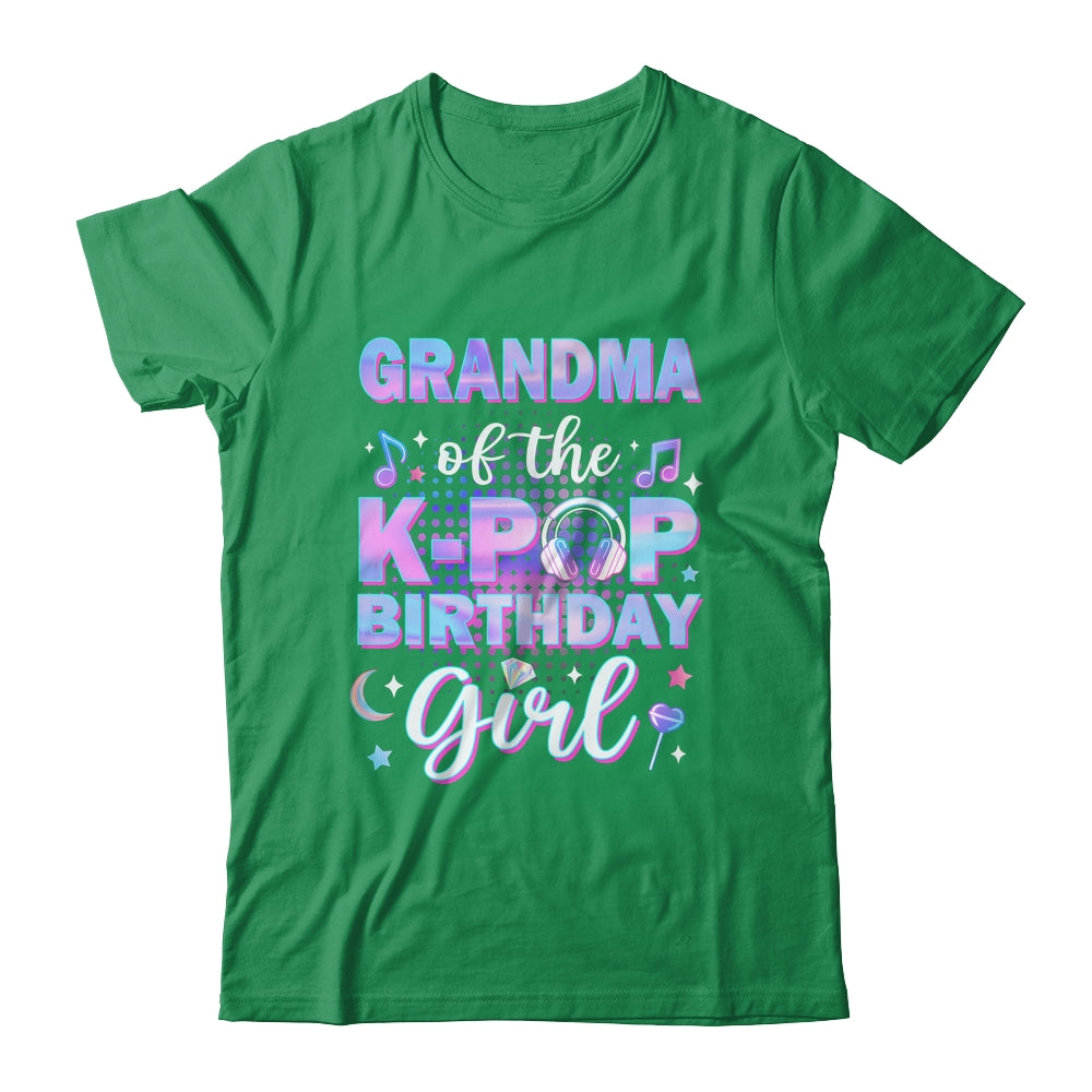 Grandma Of The K-Pop Birthday Girl Matching Family Music Shirt & Hoodie | siriusteestore