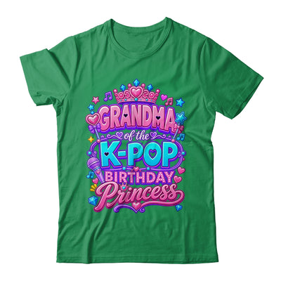 Grandma Of The K-Pop Birthday Princess Korean Music Lovers Shirt & Hoodie | siriusteestore