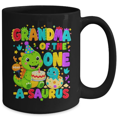 Grandma Of The One-A-Saurus 1St Birthday Boy T-Rex Dinosaur Mug | siriusteestore