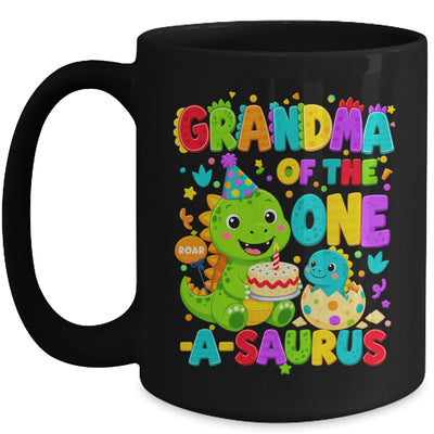 Grandma Of The One-A-Saurus 1St Birthday Boy T-Rex Dinosaur Mug | siriusteestore