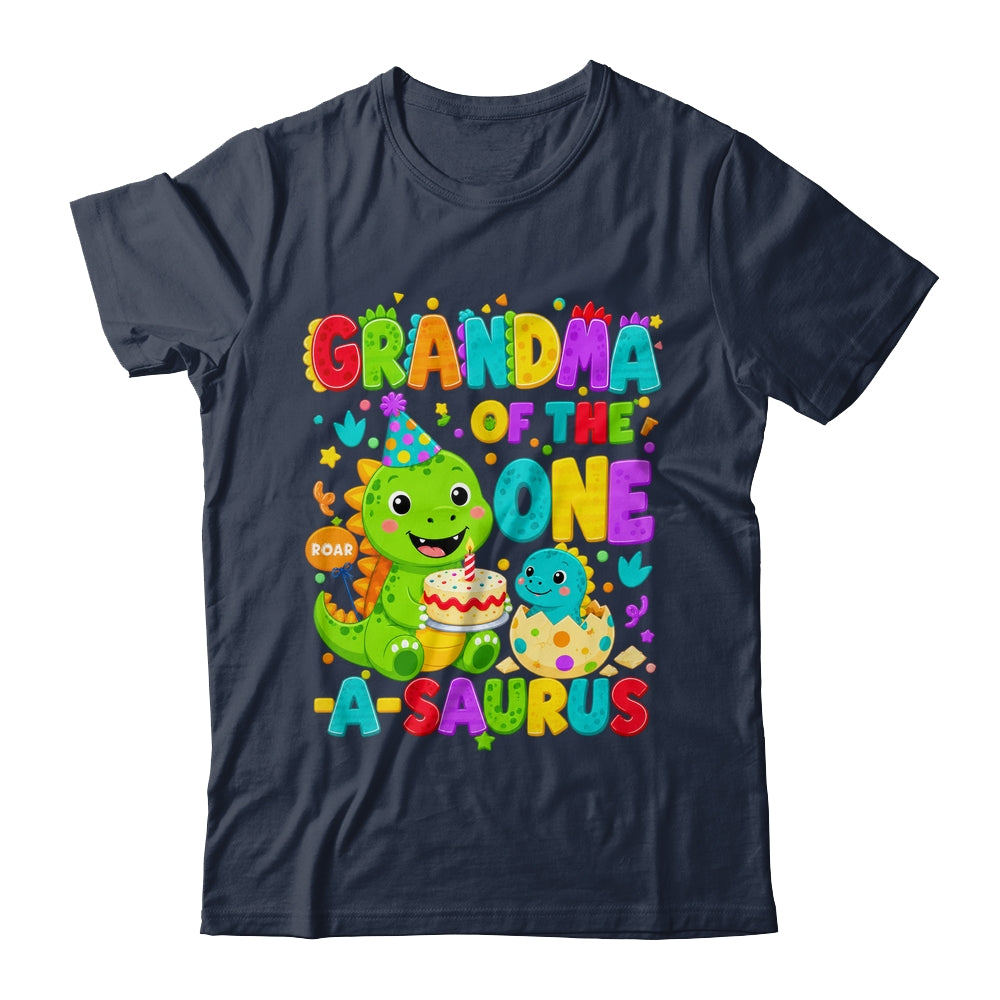 Grandma Of The One-A-Saurus 1St Birthday Boy T-Rex Dinosaur Shirt & Hoodie | siriusteestore