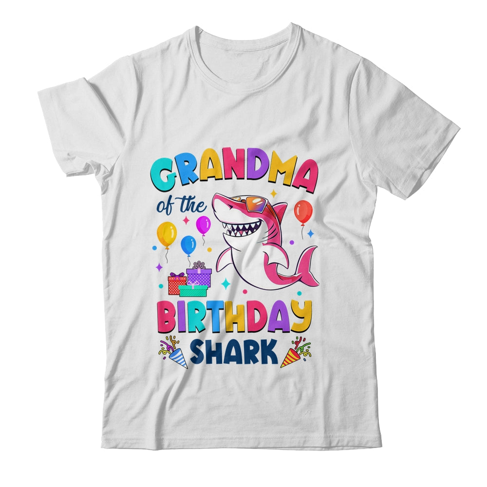 Grandma Of The Shark Birthday Family Matching Party Kids Shirt & Hoodie | siriusteestore