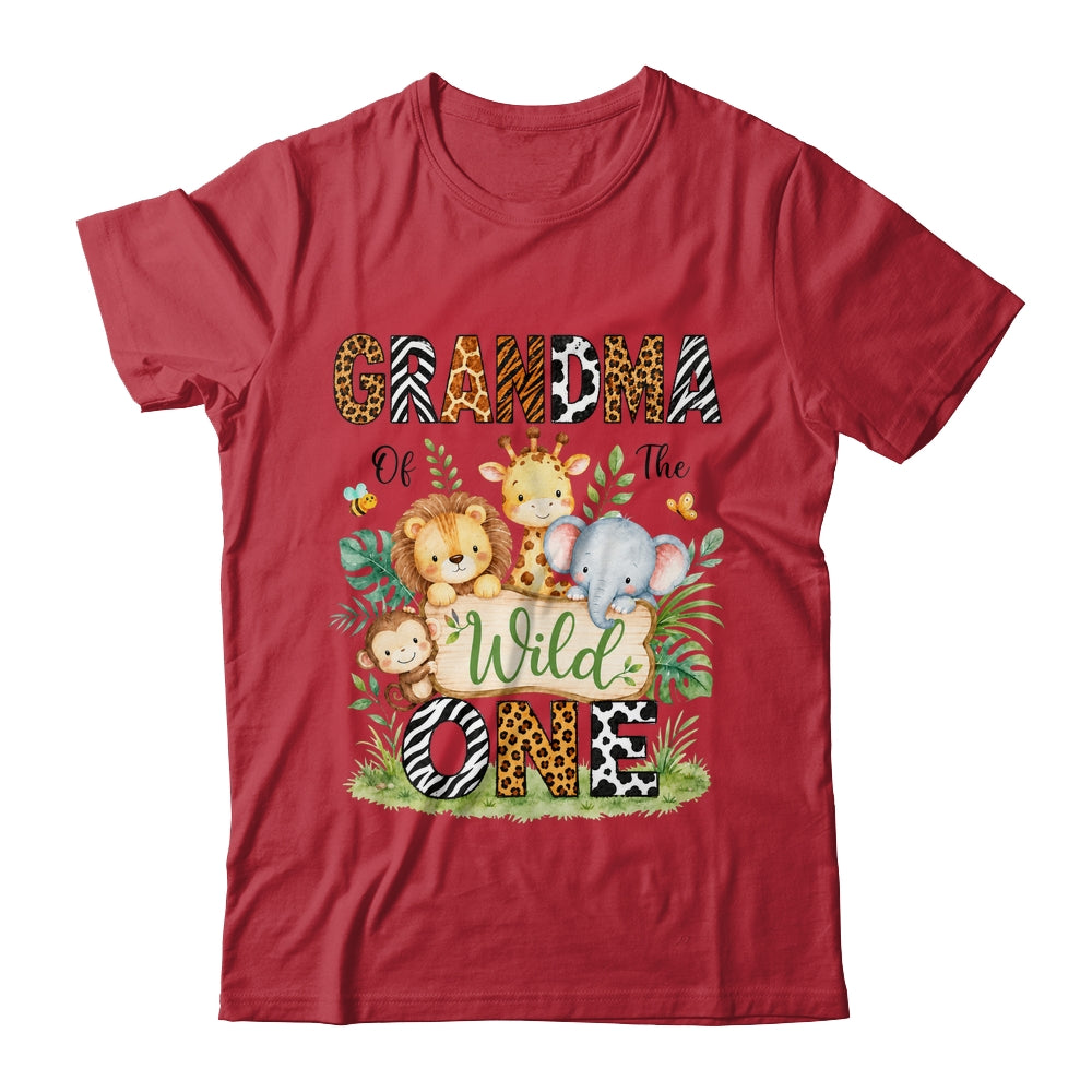 Grandma Of The Wild One First Birthday Boy Jungle Safari Shirt & Hoodie | siriusteestore