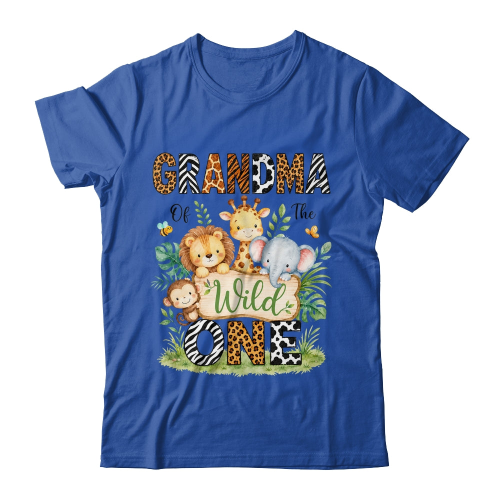 Grandma Of The Wild One First Birthday Boy Jungle Safari Shirt & Hoodie | siriusteestore