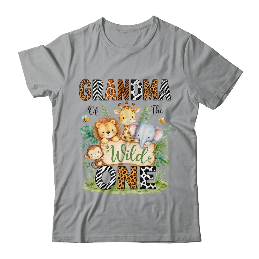 Grandma Of The Wild One First Birthday Boy Jungle Safari Shirt & Hoodie | siriusteestore