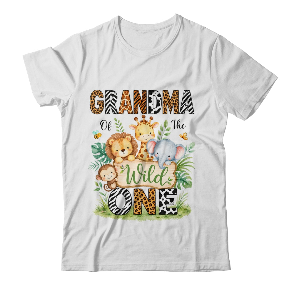 Grandma Of The Wild One First Birthday Boy Jungle Safari Shirt & Hoodie | siriusteestore
