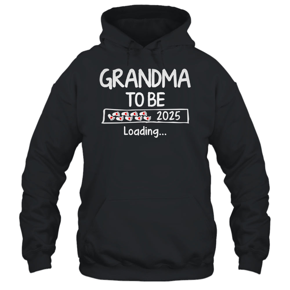 Grandma To Be 2025 Loading Promoted To Grandma Est 2025 Shirt & Tank Top | siriusteestore