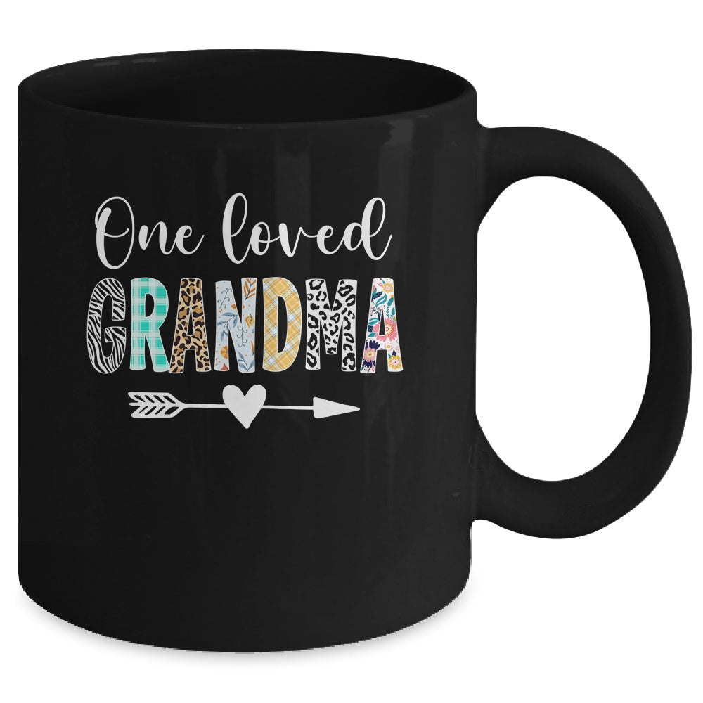 Grandma Women Cute Design One Loved Grandma Mother's Day Mug | siriusteestore
