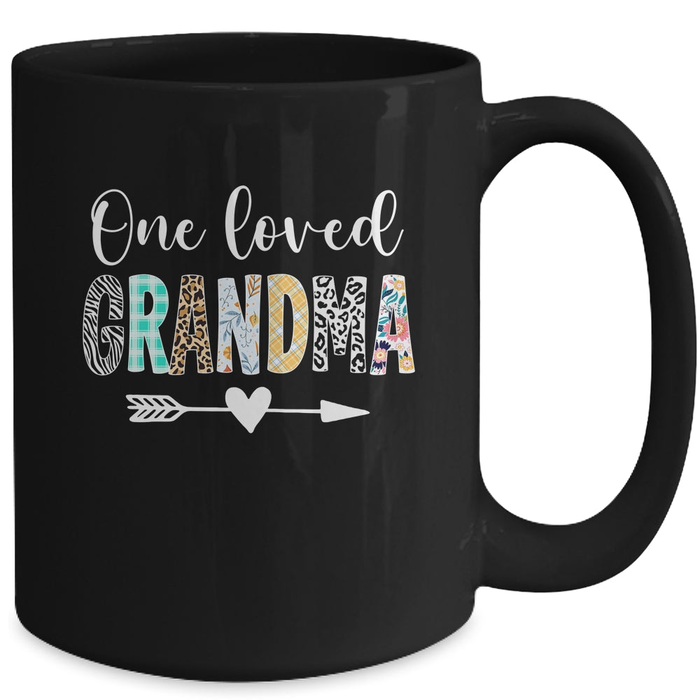 Grandma Women Cute Design One Loved Grandma Mother's Day Mug | siriusteestore