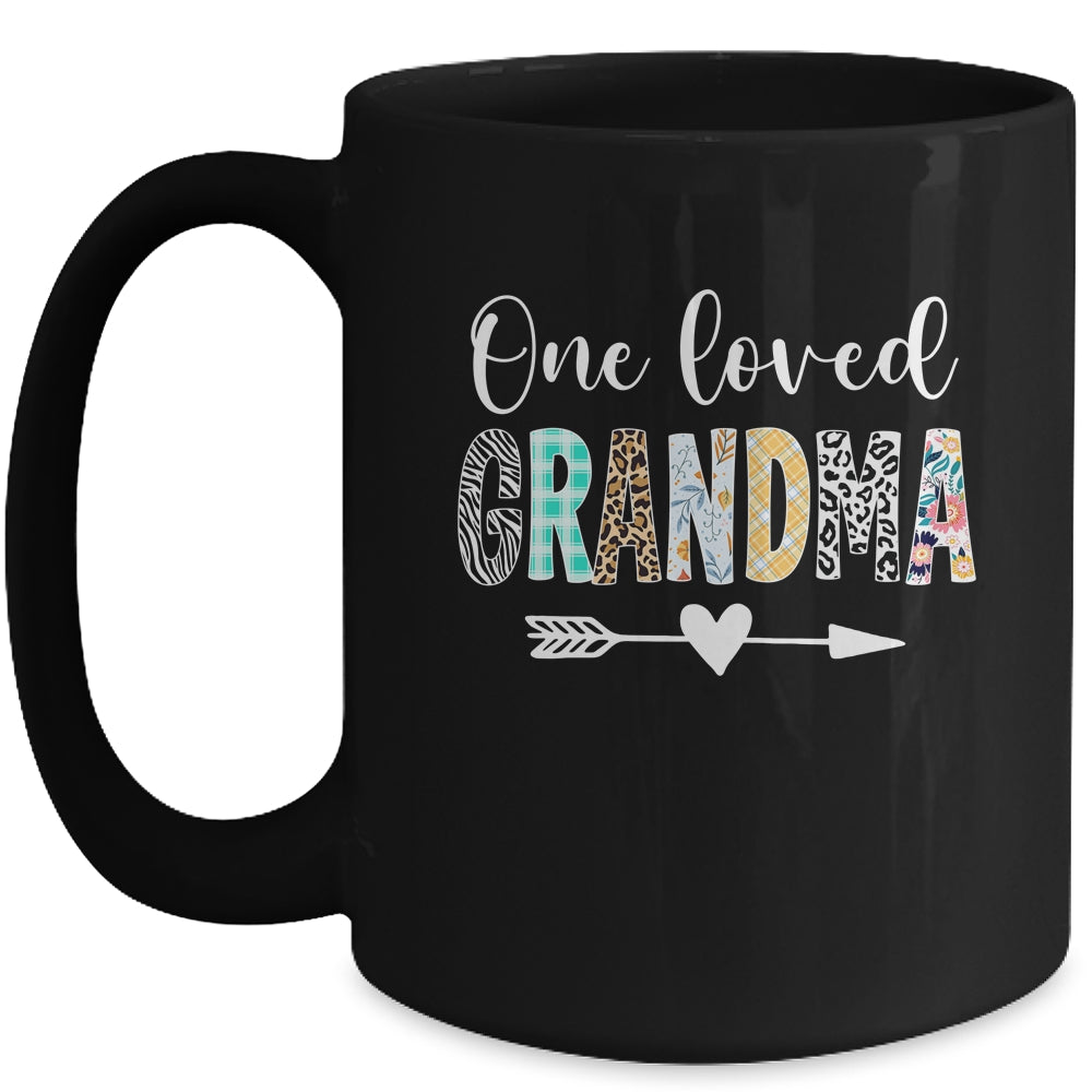 Grandma Women Cute Design One Loved Grandma Mother's Day Mug | siriusteestore