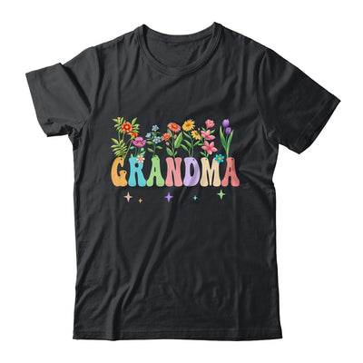 Grandma Women Wildflower Floral Design Grandma Mothers Day Shirt & Tank Top | siriusteestore