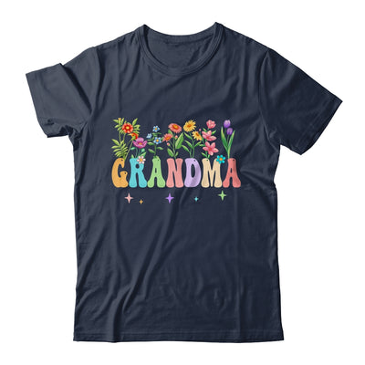 Grandma Women Wildflower Floral Design Grandma Mothers Day Shirt & Tank Top | siriusteestore