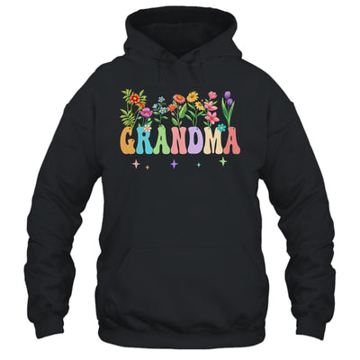 Grandma Women Wildflower Floral Design Grandma Mothers Day Shirt & Tank Top | siriusteestore