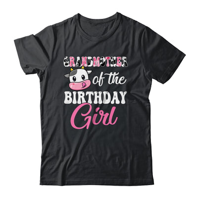 Grandmother Of The Birthday Girl Farm Cow 1st Birthday Girl Shirt & Hoodie | siriusteestore