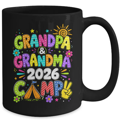 Grandpa And Grandma Camp 2026 Grandparents Camping Vacation Mug | siriusteestore