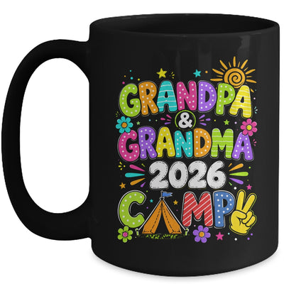 Grandpa And Grandma Camp 2026 Grandparents Camping Vacation Mug | siriusteestore