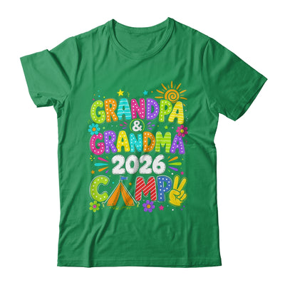 Grandpa And Grandma Camp 2026 Grandparents Camping Vacation Shirt & Hoodie | siriusteestore