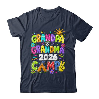 Grandpa And Grandma Camp 2026 Grandparents Camping Vacation Shirt & Hoodie | siriusteestore