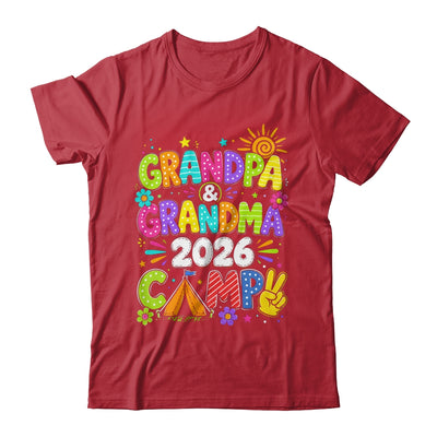 Grandpa And Grandma Camp 2026 Grandparents Camping Vacation Shirt & Hoodie | siriusteestore