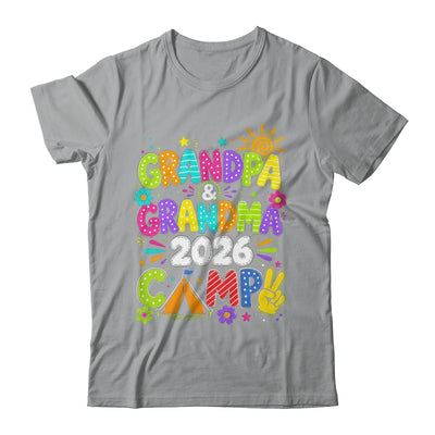 Grandpa And Grandma Camp 2026 Grandparents Camping Vacation Shirt & Hoodie | siriusteestore