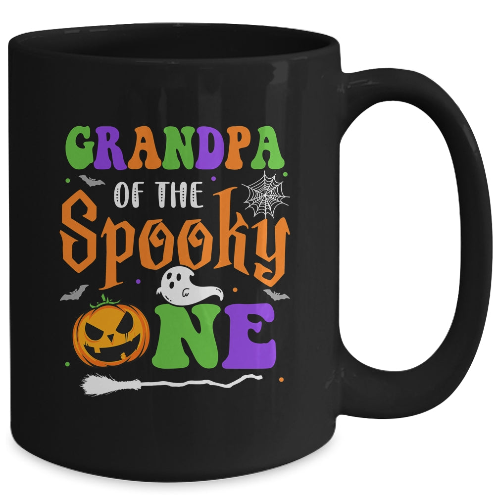 Grandpa Halloween 1st Birthday Boy Matching Family Spooky Mug | siriusteestore