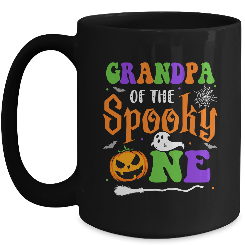 Grandpa Halloween 1st Birthday Boy Matching Family Spooky Mug | siriusteestore