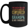 Grandpa Is My Favorite Name Funny Father's Day Grandpa Mug | siriusteestore