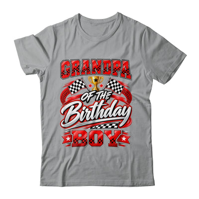 Grandpa Of The Birthday Boy Race Car Family Pit Crew Shirt & Hoodie | siriusteestore