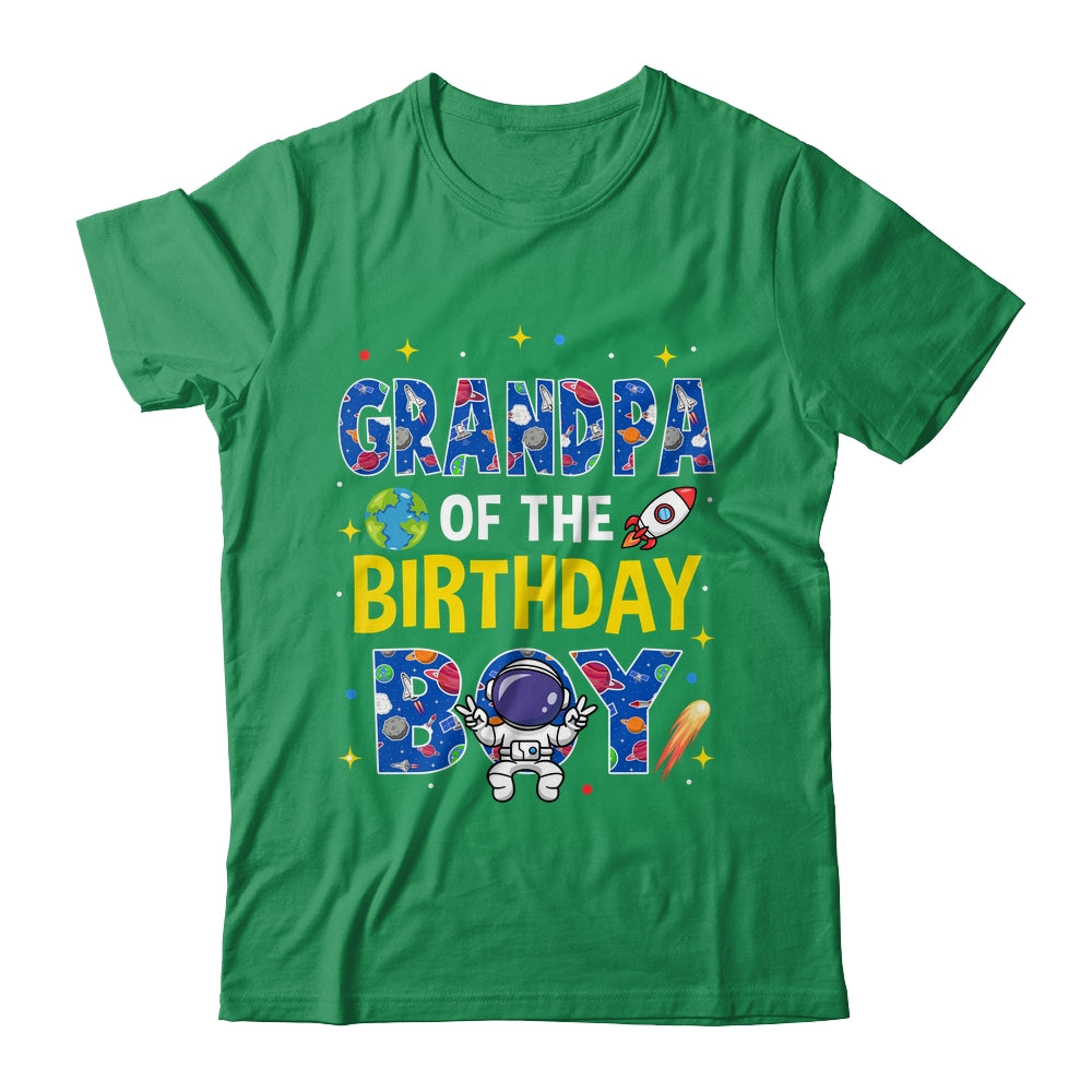 Grandpa Of The Birthday Boy Space Astronaut Family Birthday Shirt & Hoodie | siriusteestore