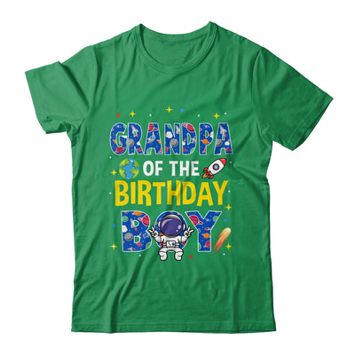 Grandpa Of The Birthday Boy Space Astronaut Family Birthday Shirt & Hoodie | siriusteestore