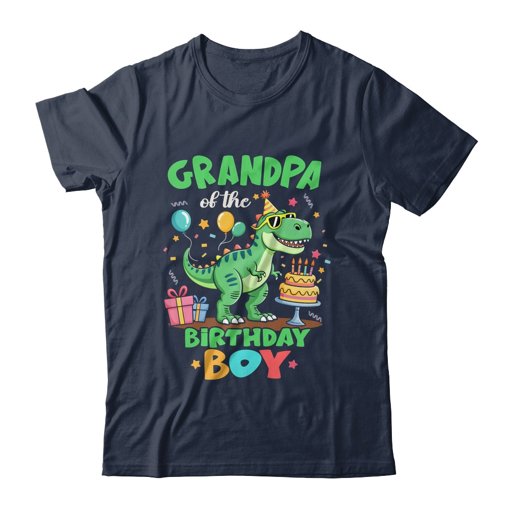 Grandpa Of The Birthday Boy T Rex Dinosaur Family Party Shirt & Hoodie | siriusteestore
