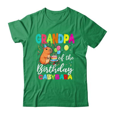 Grandpa Of The Birthday Capybara Girl Bday Party Family Shirt & Hoodie | siriusteestore