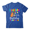 Grandpa Of The Birthday Capybara Girl Bday Party Family Shirt & Hoodie | siriusteestore