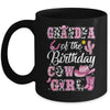 Grandpa Of The Birthday Cow Girl Western Cowgirl 1st Birthday Mug | siriusteestore