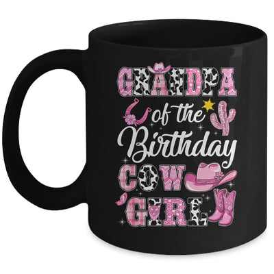 Grandpa Of The Birthday Cow Girl Western Cowgirl 1st Birthday Mug | siriusteestore