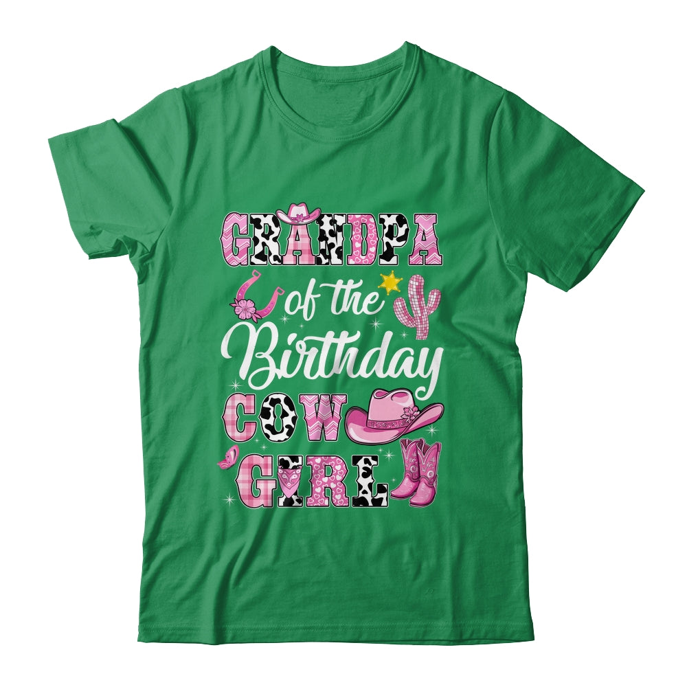 Grandpa Of The Birthday Cow Girl Western Cowgirl 1st Birthday Shirt & Hoodie | siriusteestore