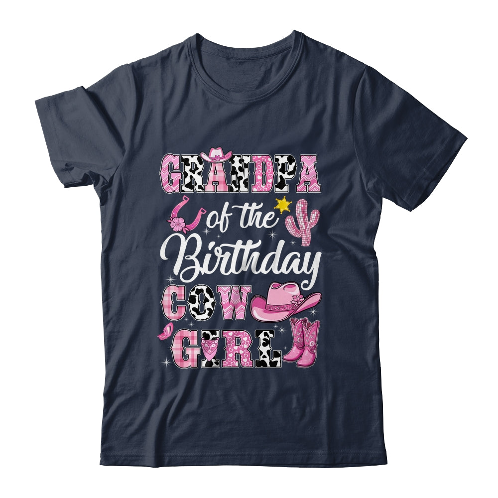 Grandpa Of The Birthday Cow Girl Western Cowgirl 1st Birthday Shirt & Hoodie | siriusteestore