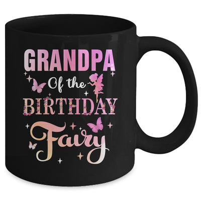 Grandpa Of The Birthday Fairy Princess Girl Party Decoration Mug | siriusteestore
