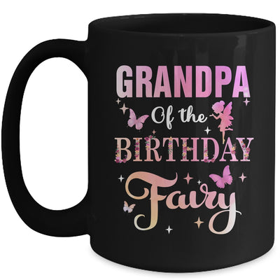 Grandpa Of The Birthday Fairy Princess Girl Party Decoration Mug | siriusteestore