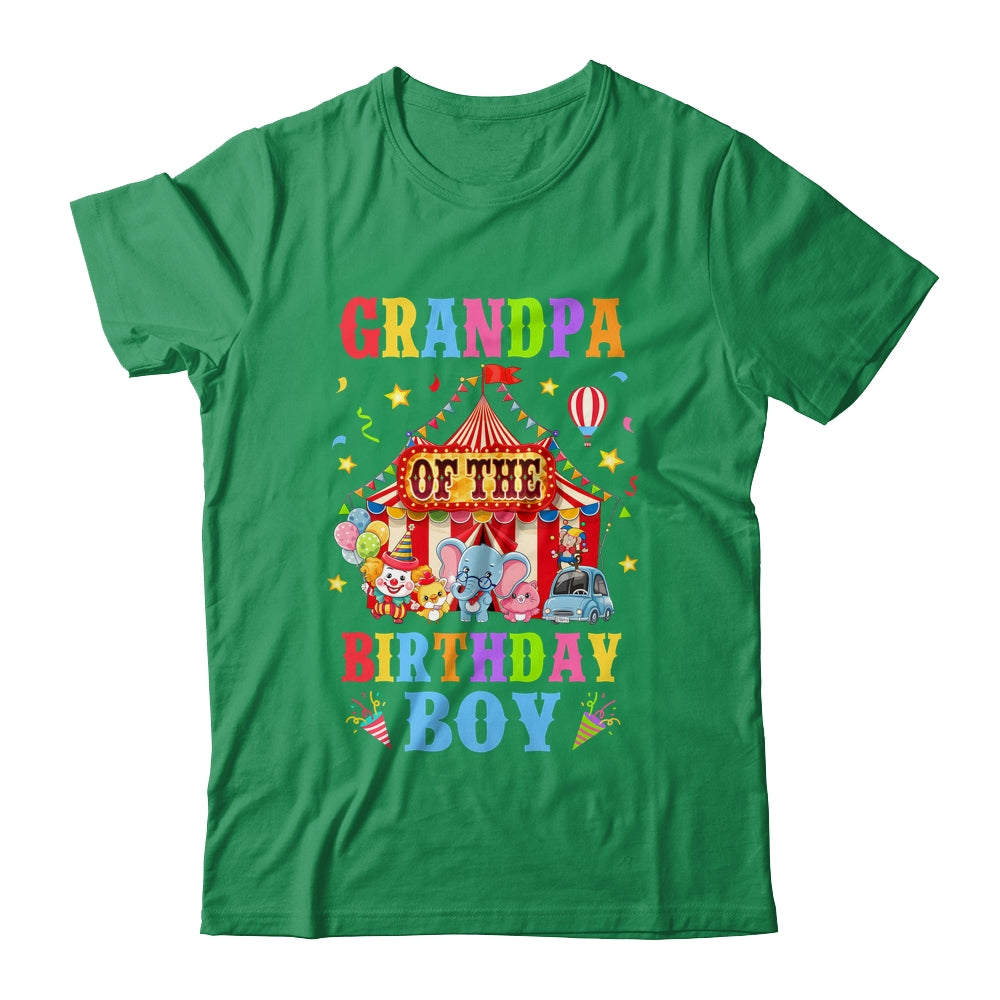 Grandpa Of The Birthday For Boy Circus Carnival Theme Party Shirt & Hoodie | siriusteestore